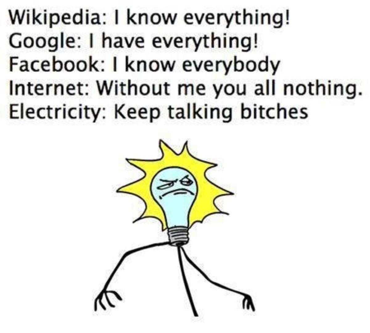 Анекдот про электричество